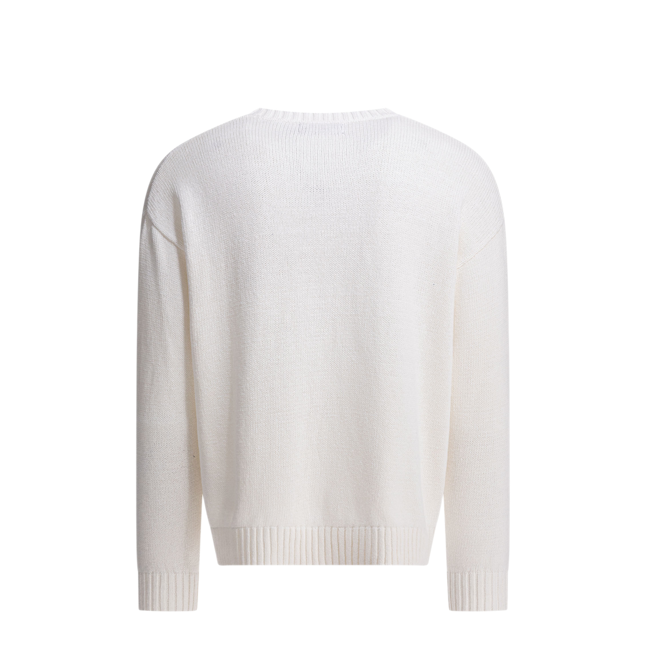 MAYFEYR - Polo Ralph Lauren - Crew Neck Sweater With Logo - 710A12989001DECKWASHWHITE