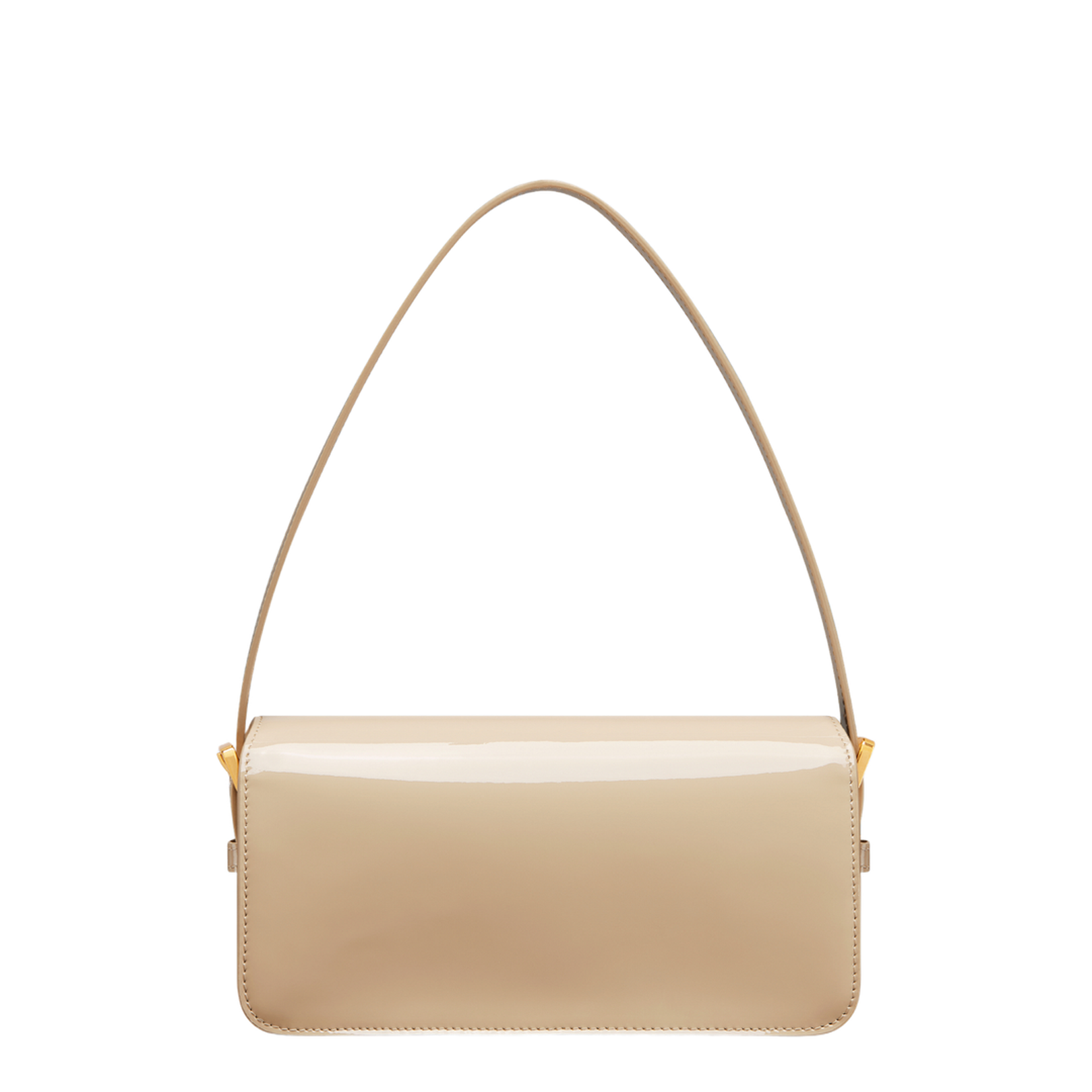 Magnetic Flap Closure Bag with Adjustable Leather Shoulder Strap