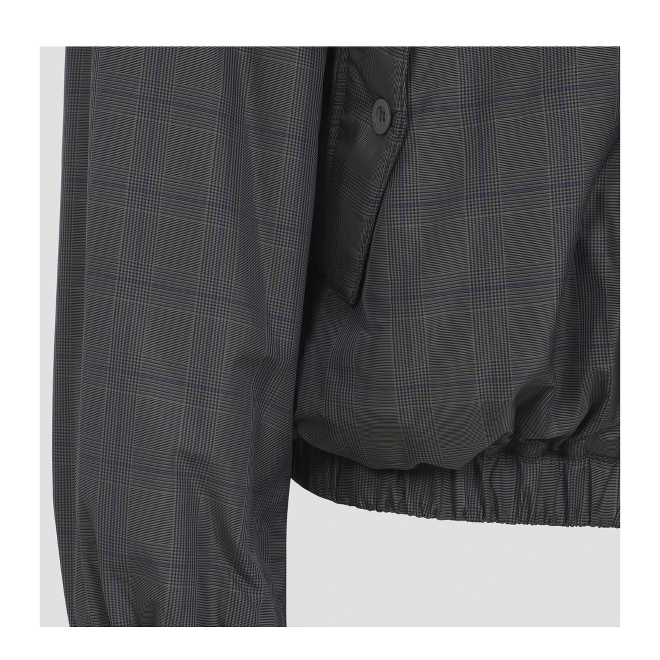 Nylon Jacket With Madras Print