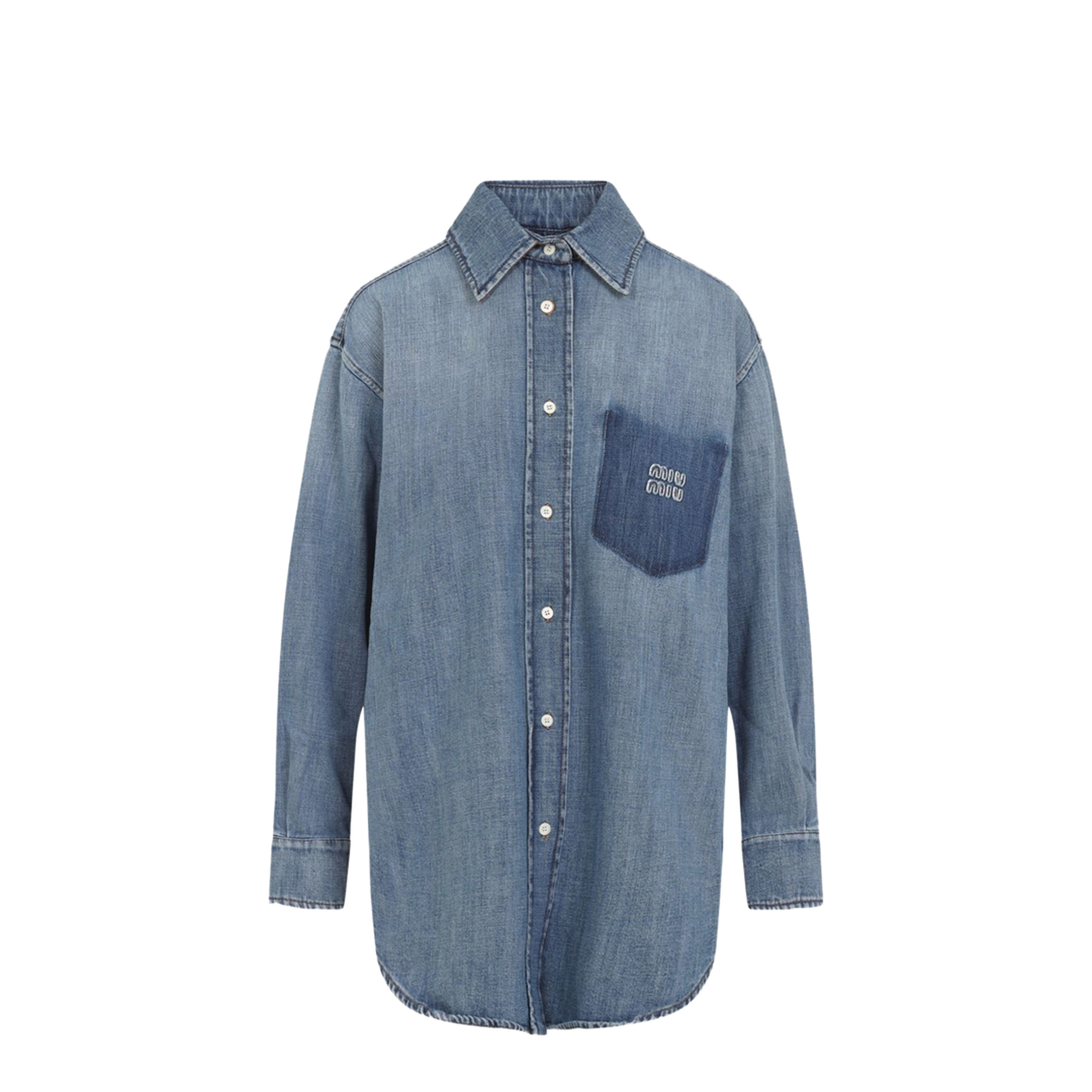 MAYFEYR - Miu Miu - Clear Blue Shirts - GWC12517GGF0076