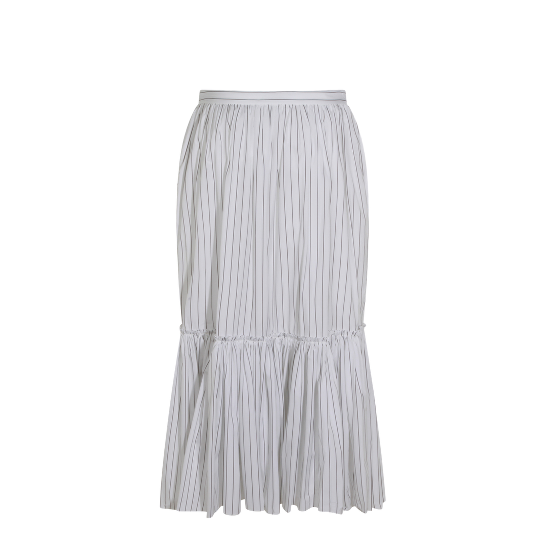 Striped Lightweight Cotton Skirt