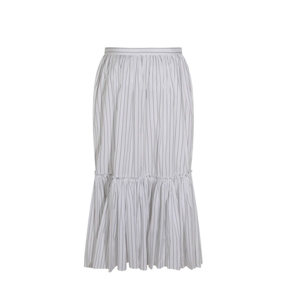 Striped Lightweight Cotton Skirt