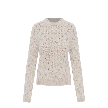 Knitted Sweater White