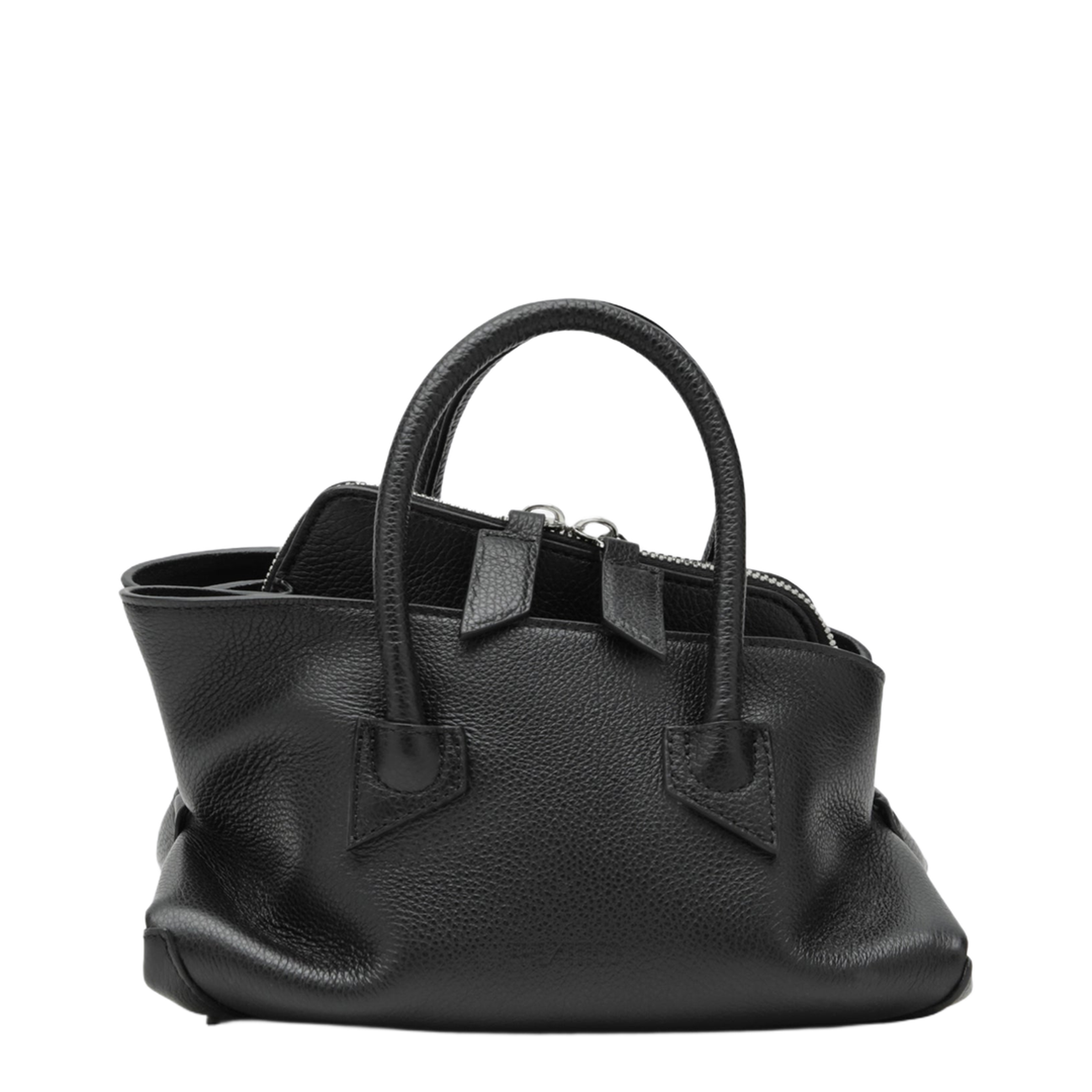 MAYFEYR - The Attico - La Passeggiata Mini Bag In Black Leather - 260WAH00063LBT117AA100