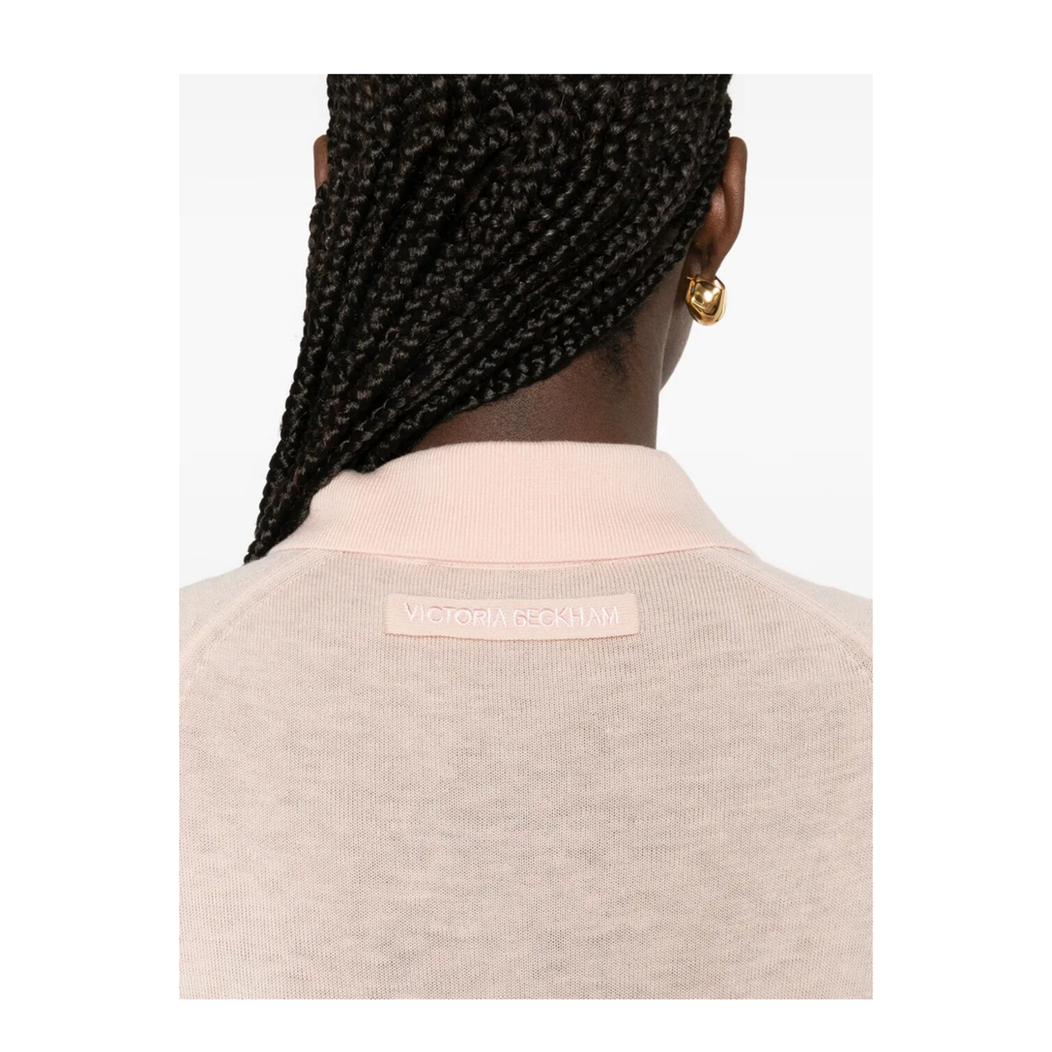 MAYFEYR - Victoria Beckham - Lightweight Fine Gauge Knitted Polo Top - 1126KTP007013A