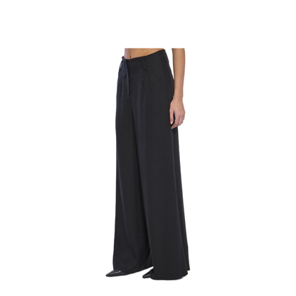 MAYFEYR - Federica Tosi - Black Wide Leg Pants - 4081240329