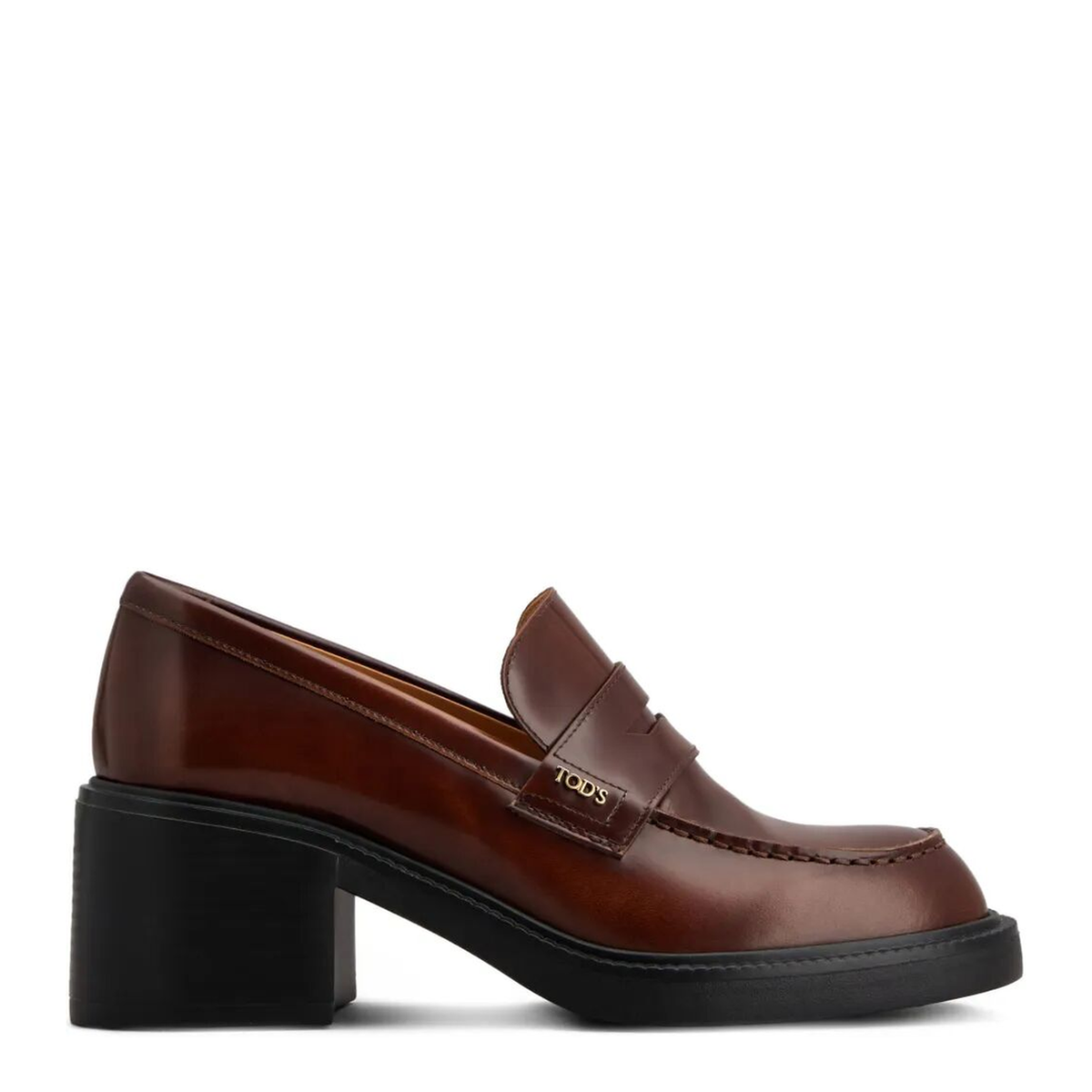 MAYFEYR - Tod's - Leather Heeled Penny Loafers - XXW73L0JK40SHAS003