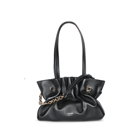 MAYFEYR - Ferragamo - Black Leather Bag - 783294219959001