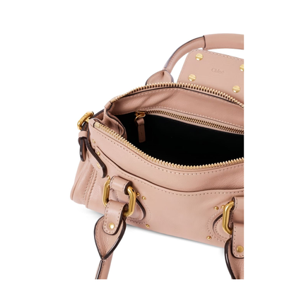 Paddington Small Grained Leather Shoulder Bag - Earthy Pink