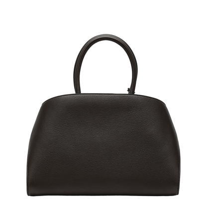 Hug M Handbag in Brown/Ochre Leather