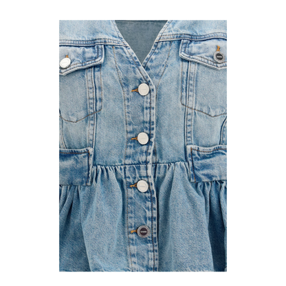 MAYFEYR - Ganni - Lightweight Denim Vest - A1040321