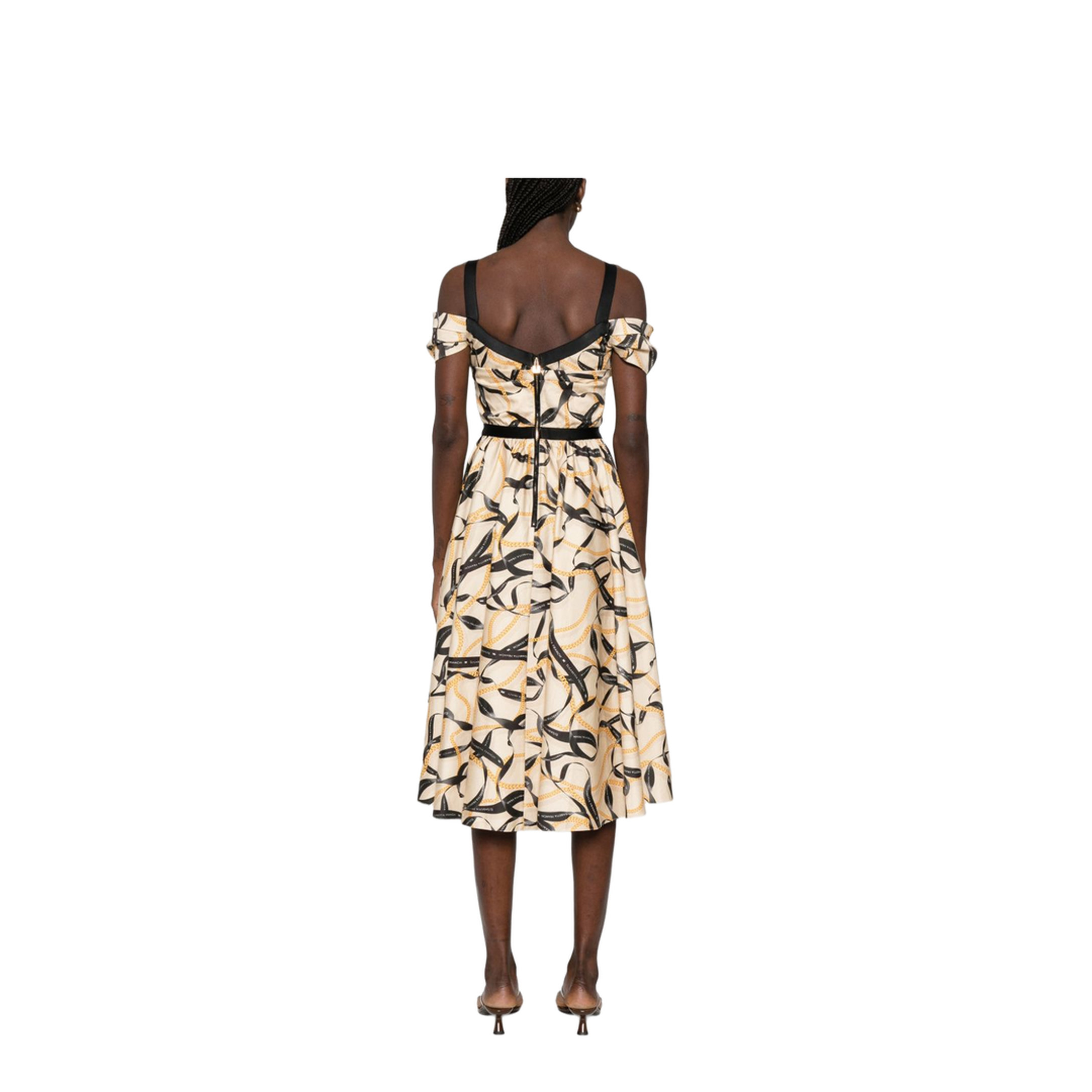 MAYFEYR - Elisabetta Franchi - Dresses Beige - AB91061E2045