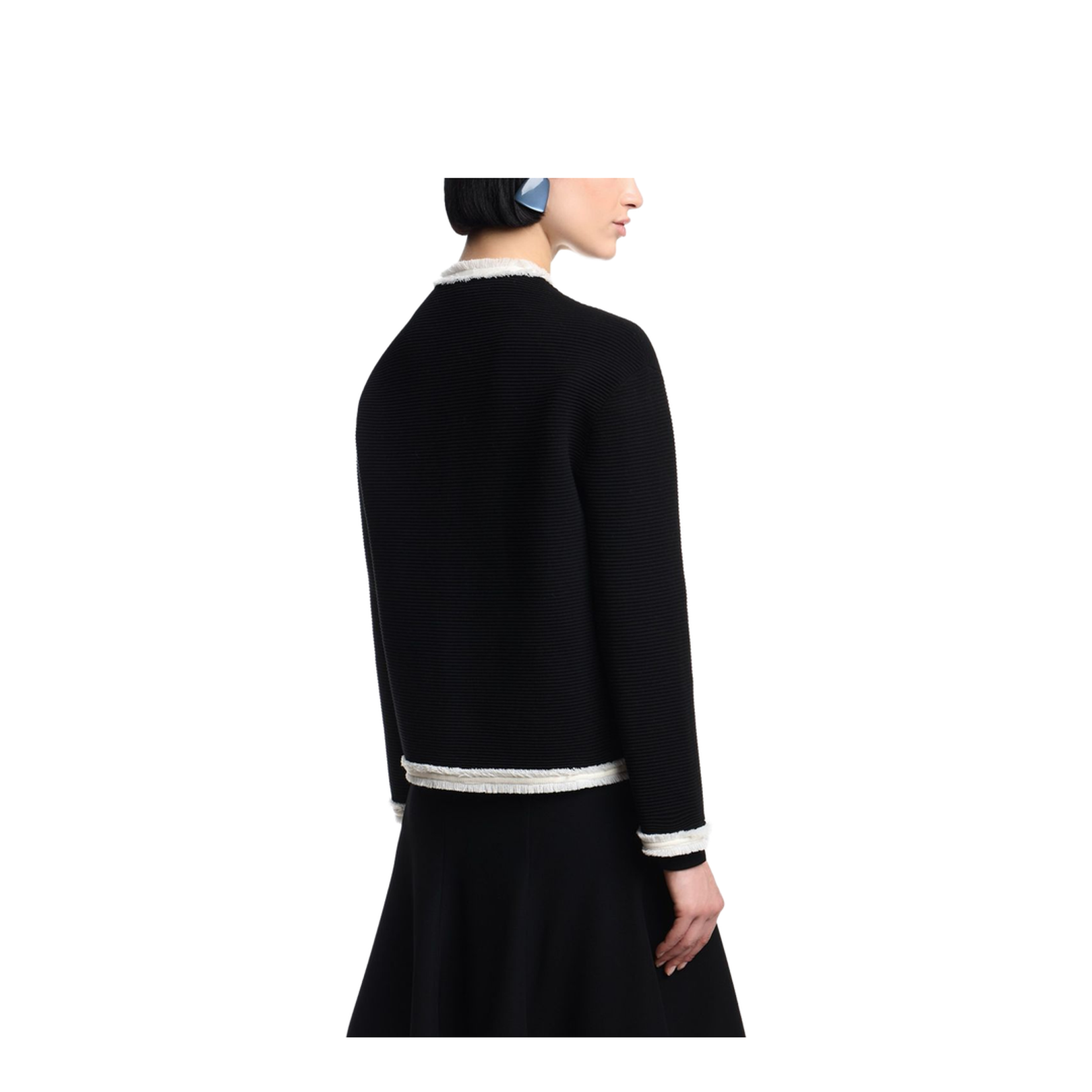 Crewneck Blazer Jacket