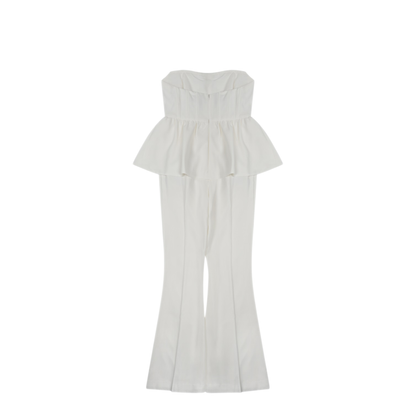 MAYFEYR - Self Portrait - Sleeveless Jumpsuit - RS25975JSWWHITE