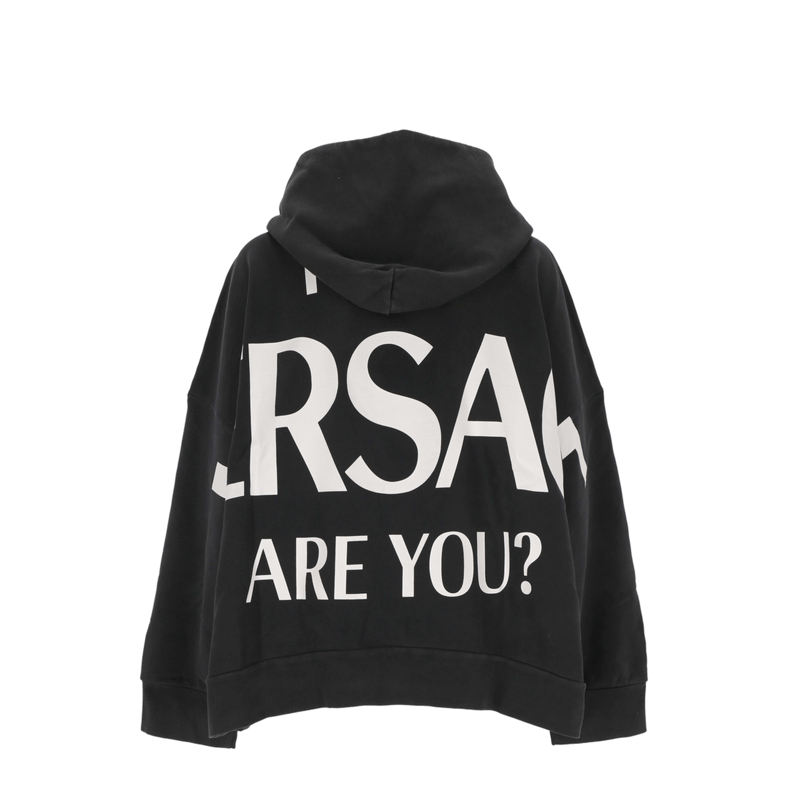 Hooded Sweatshirt With Logo In Black
