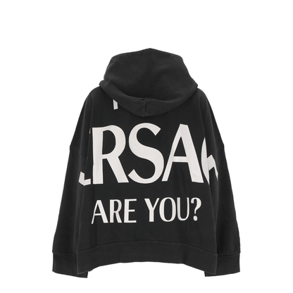 Hooded Sweatshirt With Logo In Black