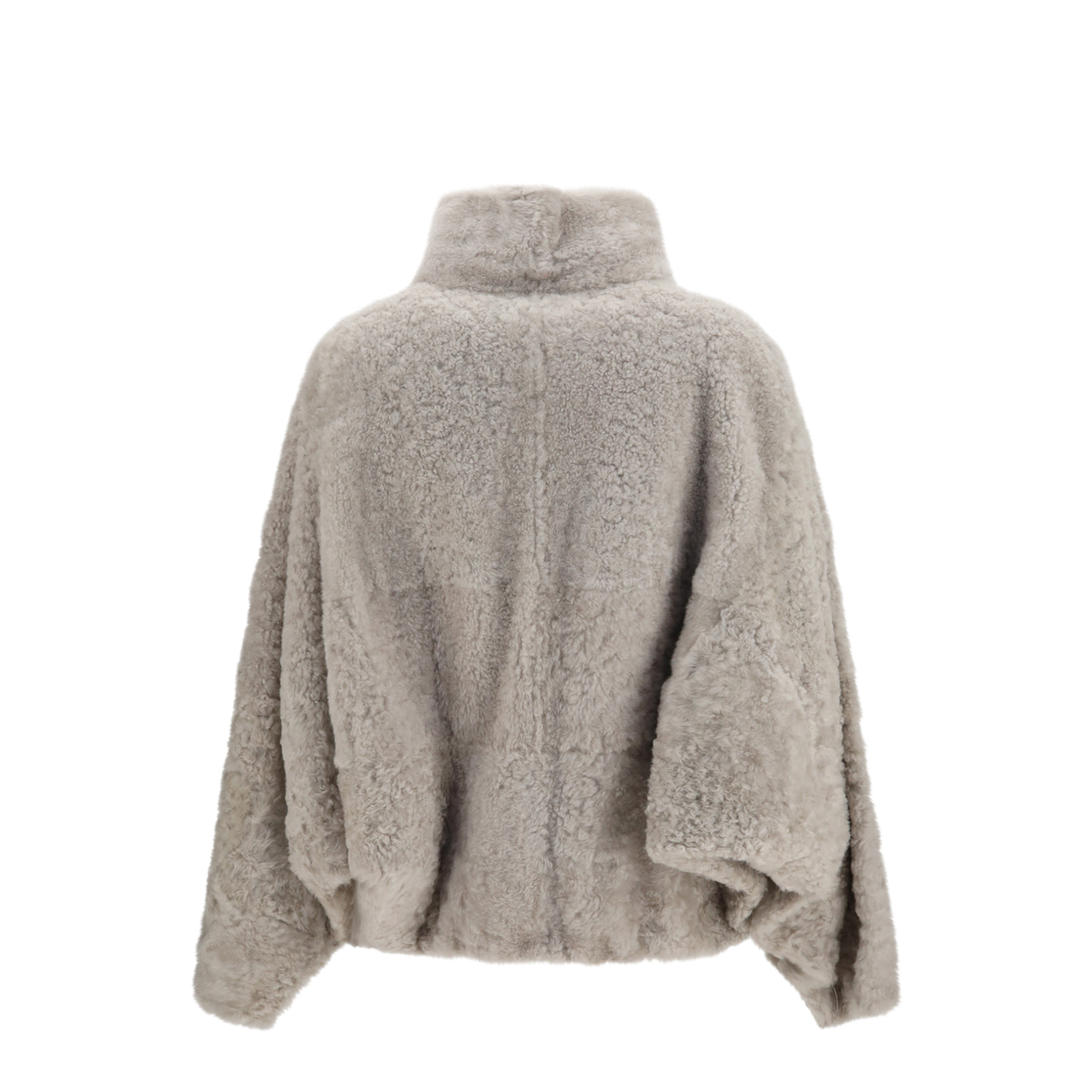 MAYFEYR - Brunello Cucinelli - High Neck Shearling Jacket - MPMBP3097