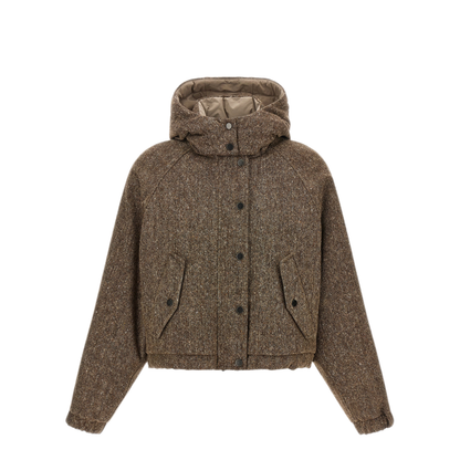 MAYFEYR - Brunello Cucinelli - Donegal Tweed Down Jacket - MD0023657C002
