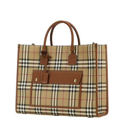 Printed Canvas Medium Freya Shopping Bag