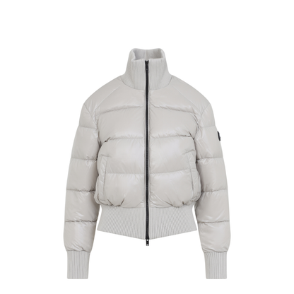 MAYFEYR - Moose Knuckles - Queens Bomber Alabaster Nylon Puffer - M36LB0071705