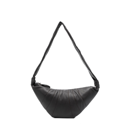 Croissant medium leather shoulder bag