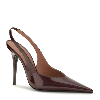 MAYFEYR - Amina Muaddi - Anok Patent Leather Slingback Pumps - 18S366679ANO