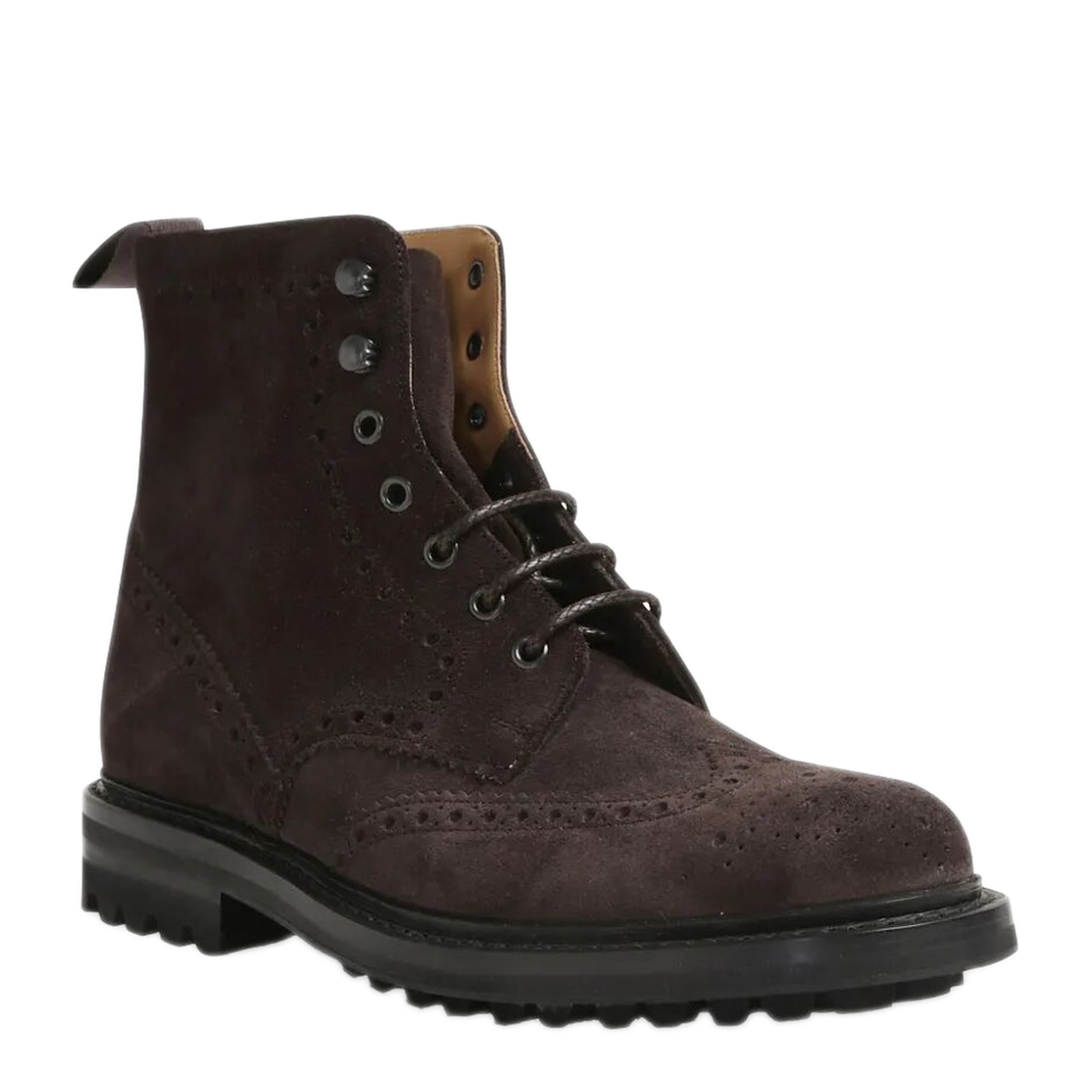 MAYFEYR - CHURCH`S - Brogue Details Suede Ankle Boots - ETC208FG000009VJF0AEV