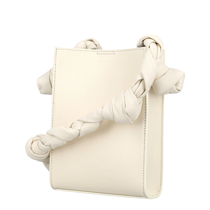 Ivory Leather Tangle Shoulder Bag