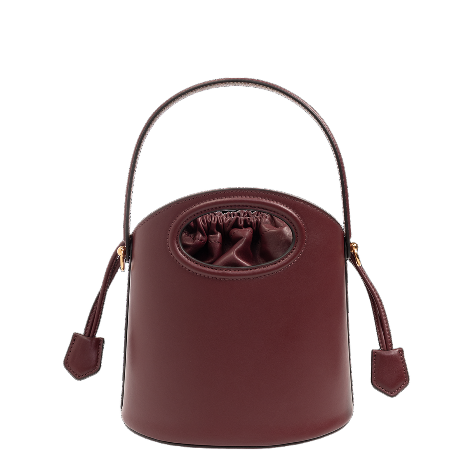 Maroon Secchiello Shoulder Bag