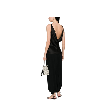 Women's Silk Top Black