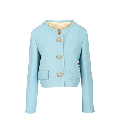 Solid Viscose Canvas Jacket