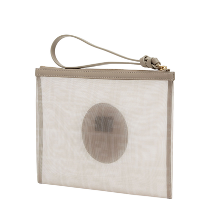 FF Flat Pouch Fabric Beige