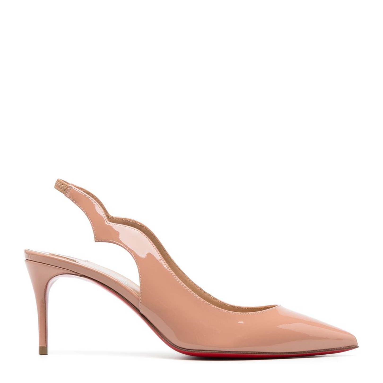 Hot Chick Sling 70 Blush Patent Calf Leather