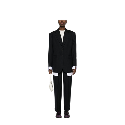MAYFEYR - Miu Miu - High-Waisted Pinstripe Tailored Trousers - MP1748SOOO13SHF0008