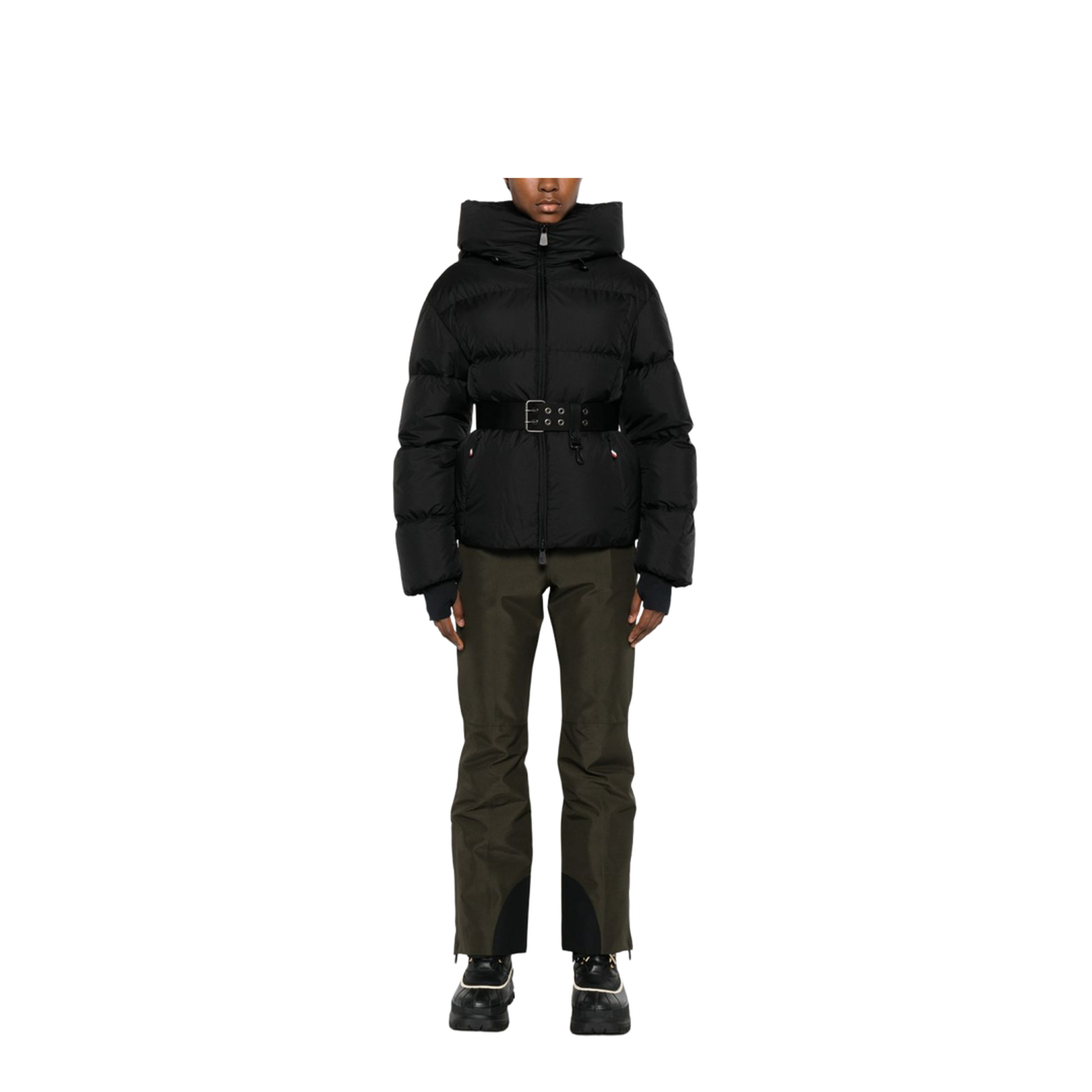 Hooded Jacket with Belt