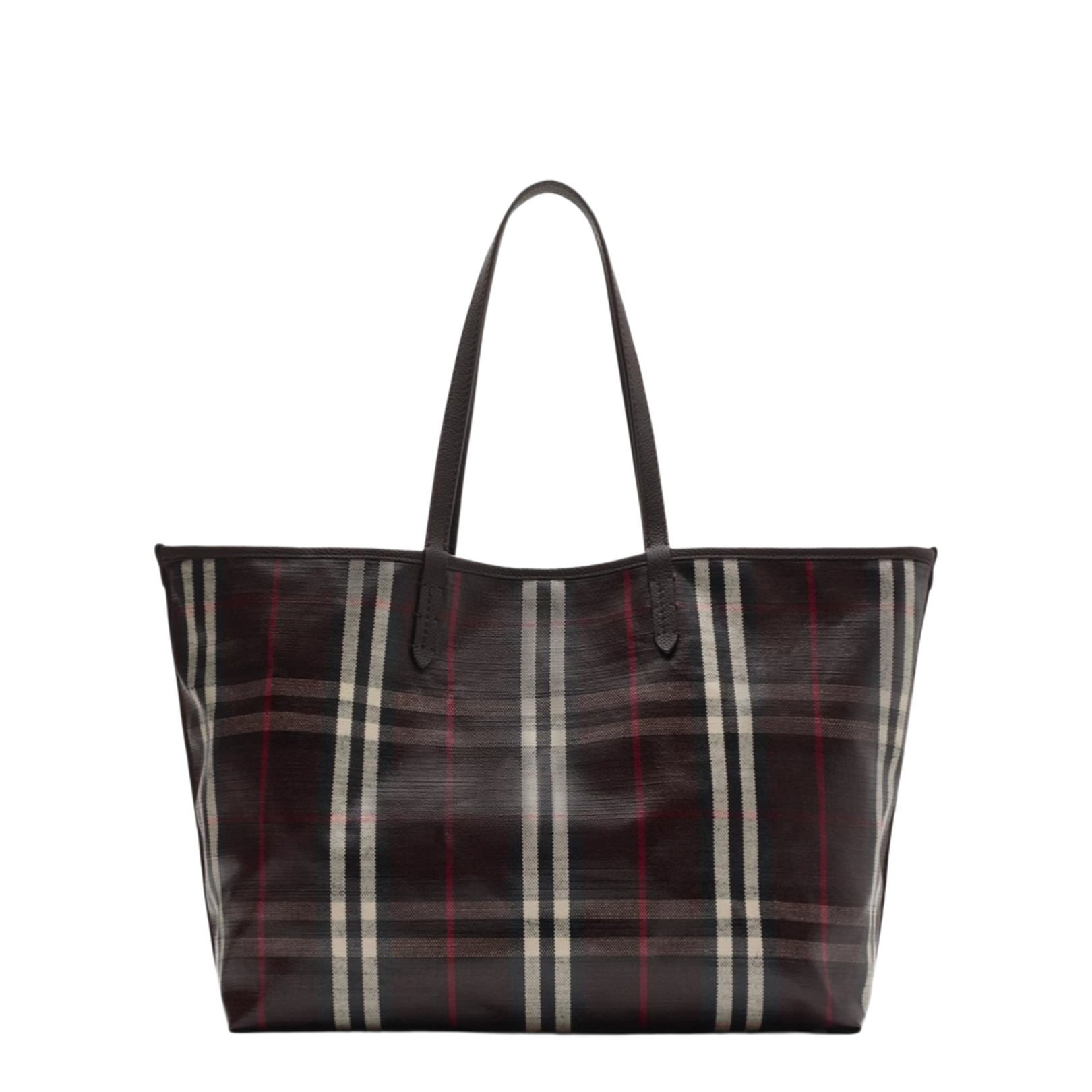 Medium Highlands Tote in Mahogany Red