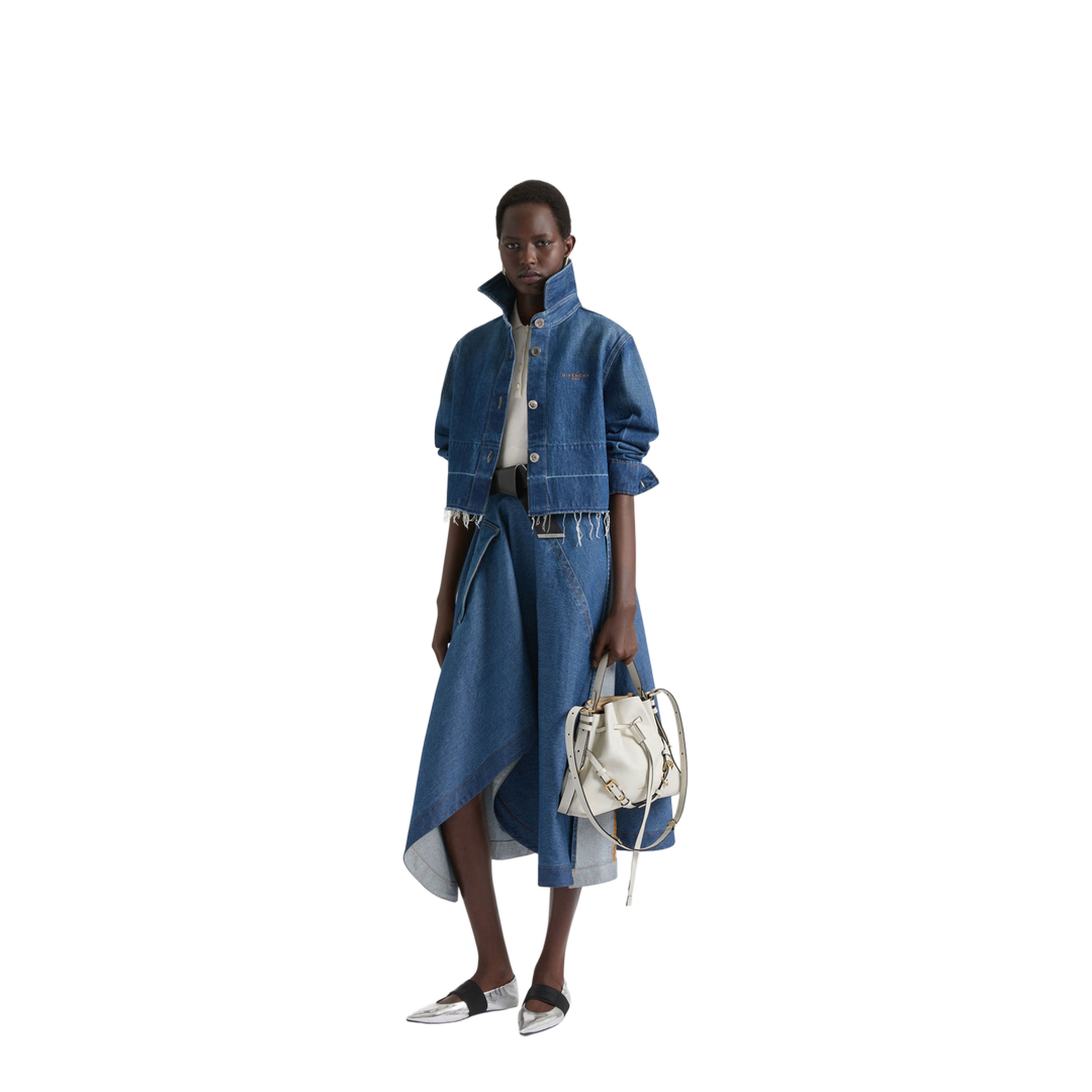 MAYFEYR - Givenchy - Shirt In Medium Blue Denim - BW61N3517B