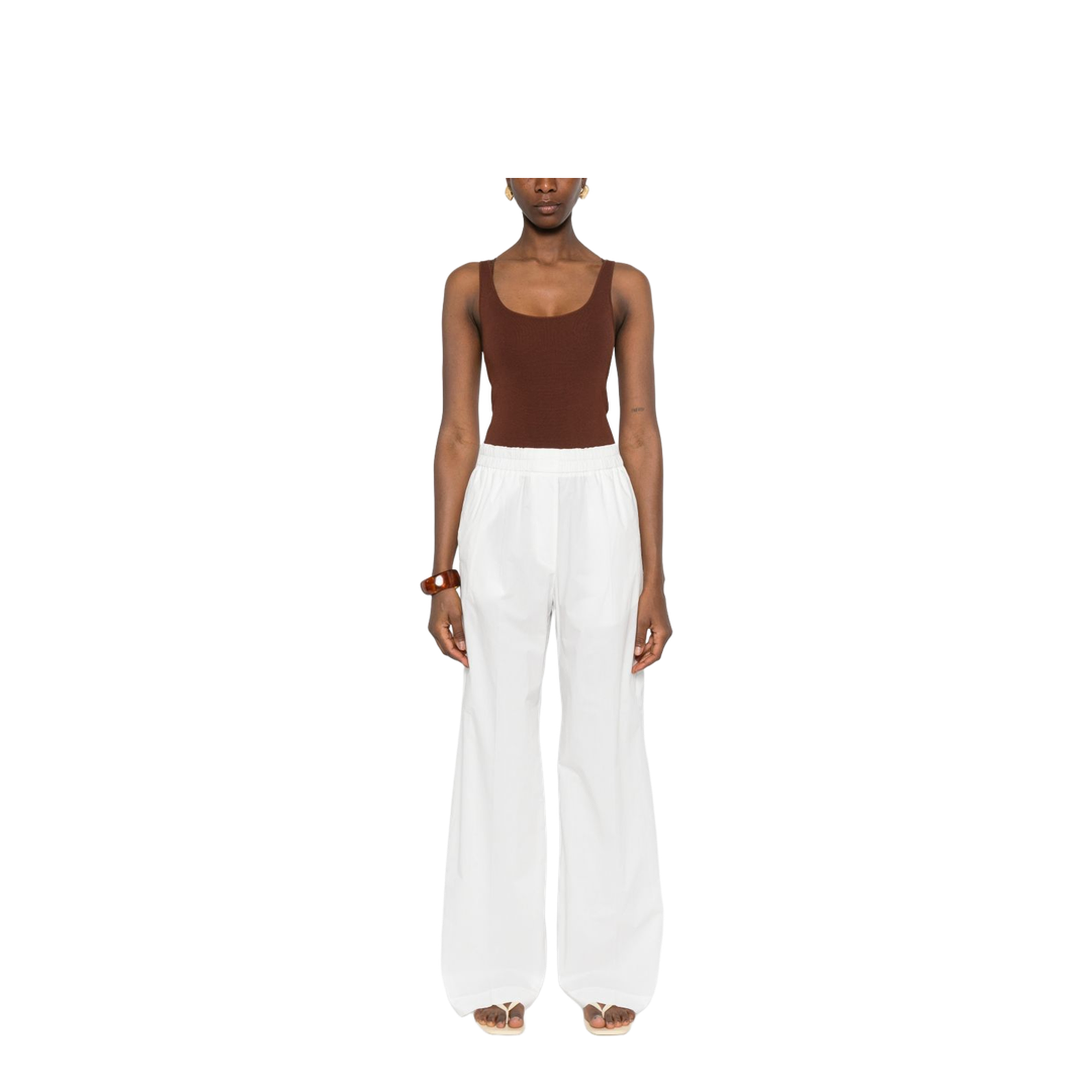 MAYFEYR - Forte Forte - Trousers White - 14834MYPANTSCRYSTAL