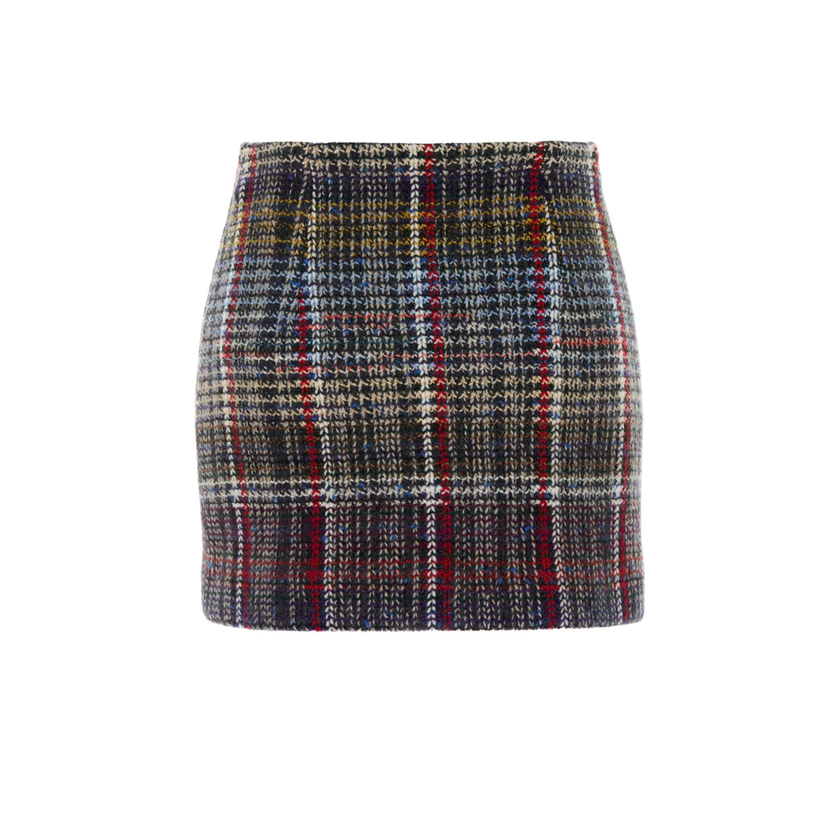 MAYFEYR - Missoni - Embroidered Wool Mini Skirt - DS26WH09BC006KSMSQX
