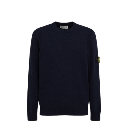 MAYFEYR - Stone Island - Loose Fit Ribbed Cotton Crewneck Sweater - L1S155100023S01B2