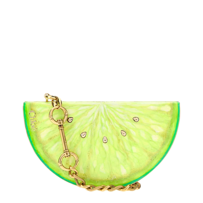MAYFEYR - Chloè - Printed Metal Tropicus Lemon Clutch - CH26US754R7839Z