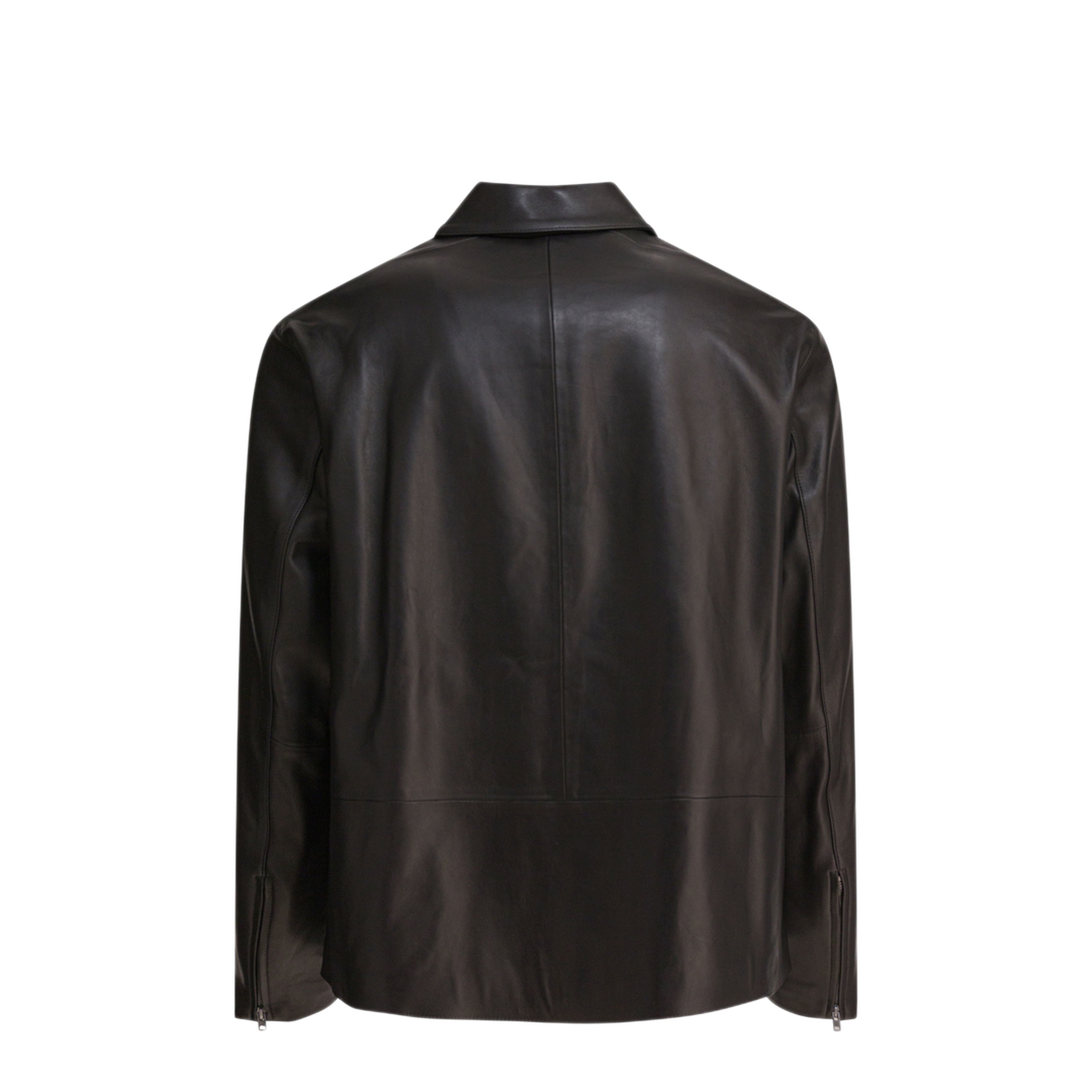MAYFEYR - Vince - Leather Jacket With Zipper - M03894016A001BLK