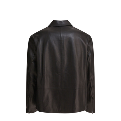 MAYFEYR - Vince - Leather Jacket With Zipper - M03894016A001BLK