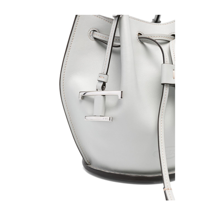 MAYFEYR - Tod's - Logo Charm Leather Mini Bucket Bag - XBWBUZK0100UPPB215