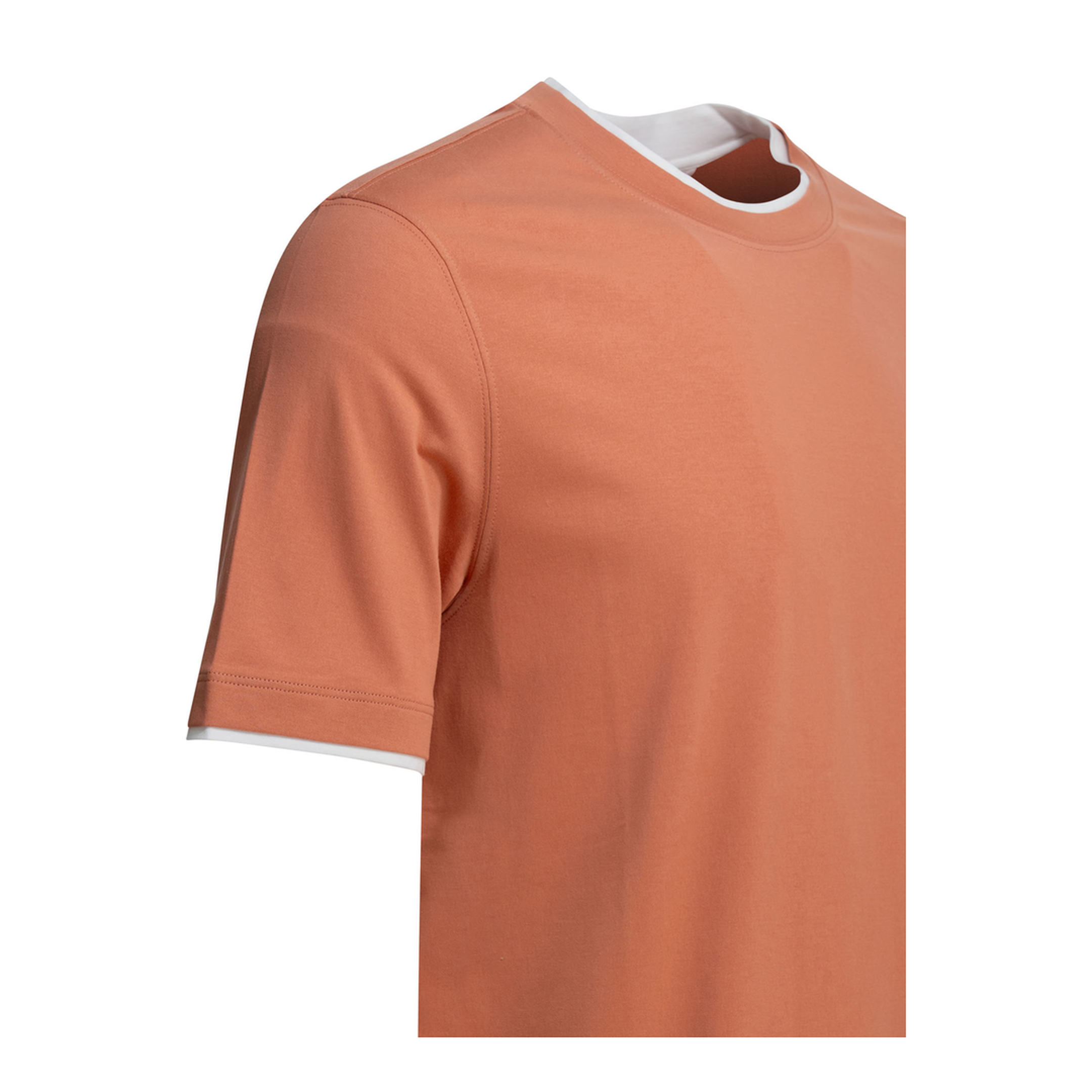 Faux Layering Crewneck T-Shirt