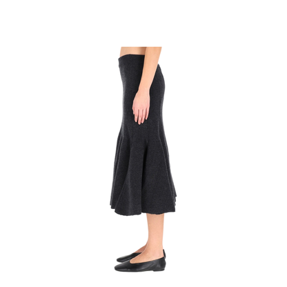 Cashmere Midi Skirt