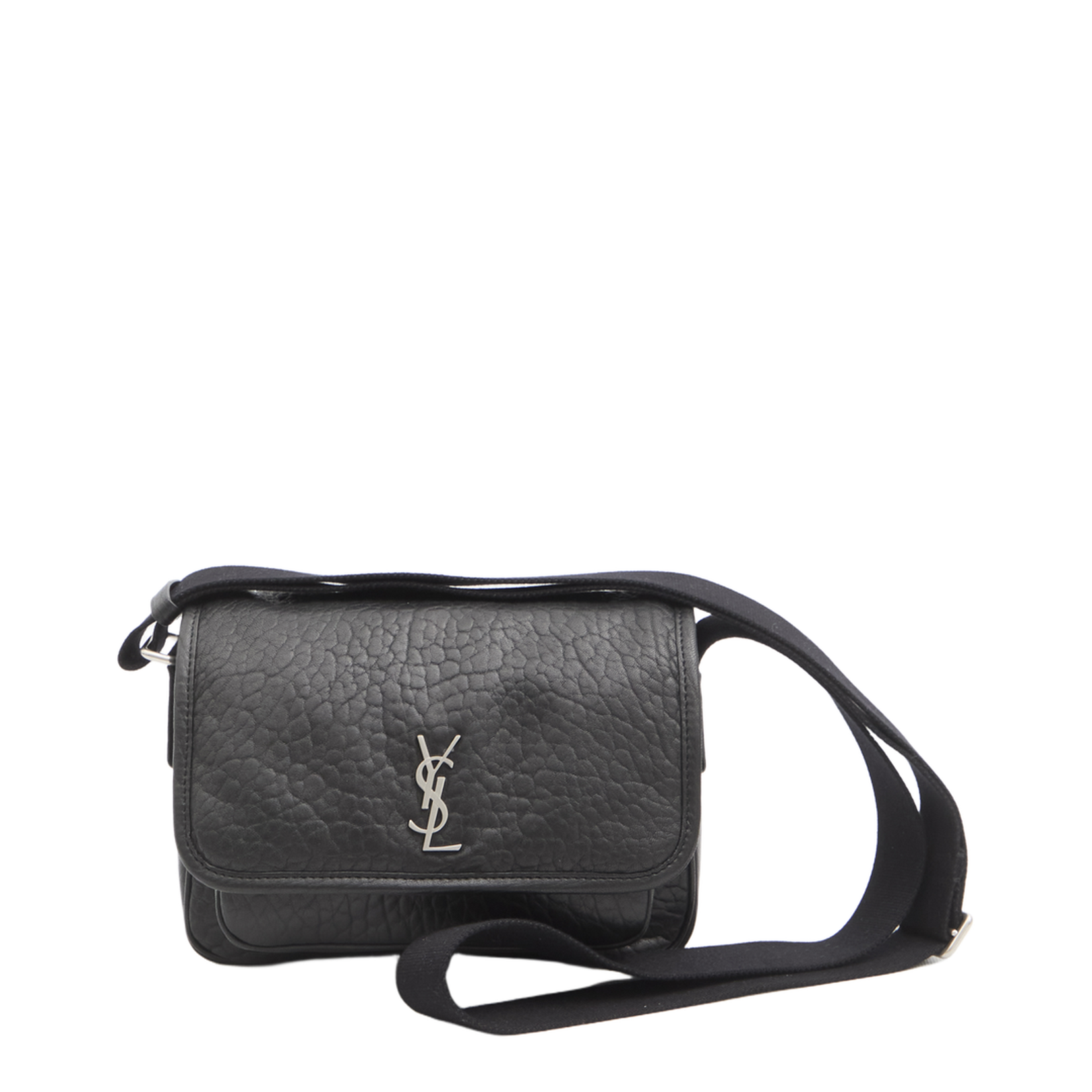 Niki Small Leather Crossbody Bags - Black