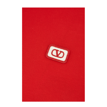 Polo Shirt With Signature Vlogo