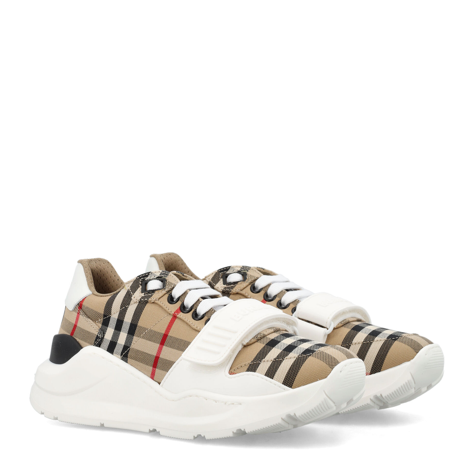 Vintage Check Touch-Strap Sneakers