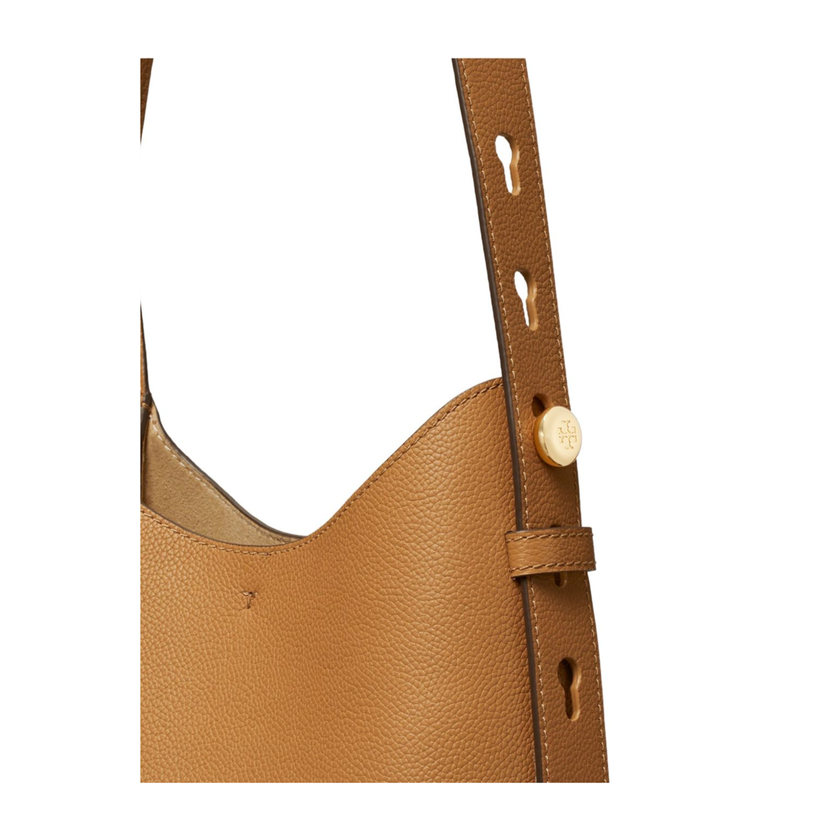 Romy Small Leather Hobo Bag